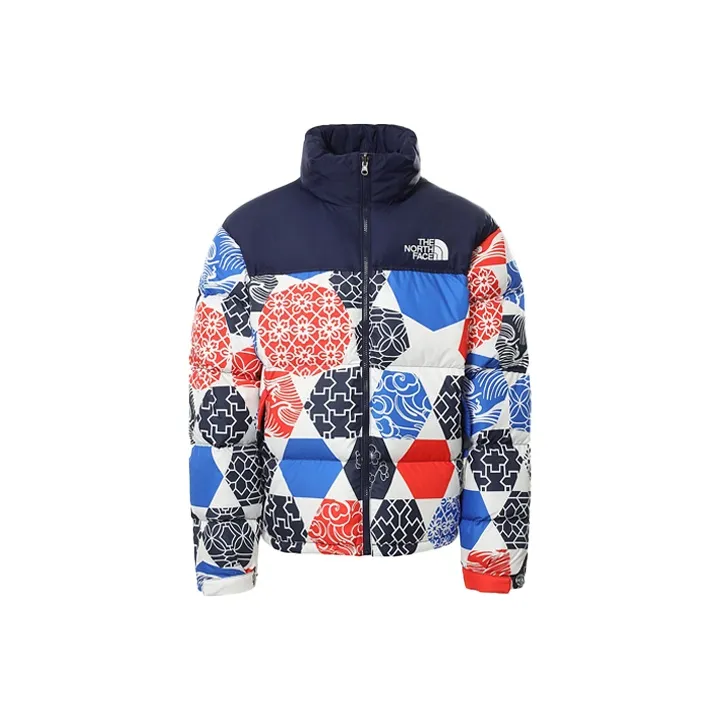 Versatile for various activities 1996 Retro Nuptse Ic Geo Print Jacket