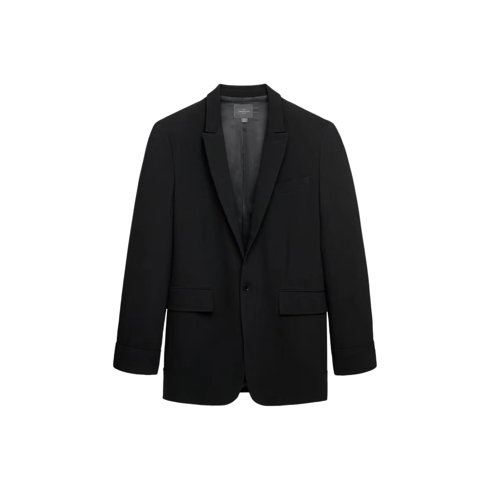 ZARA Stefano Pilati Collaboration Черные Мужские Деловые Костюмы