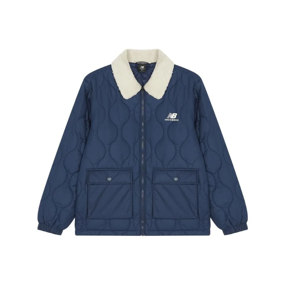New Balance совместный бренд Хлопковый пуховик Зимний Мужской Синий