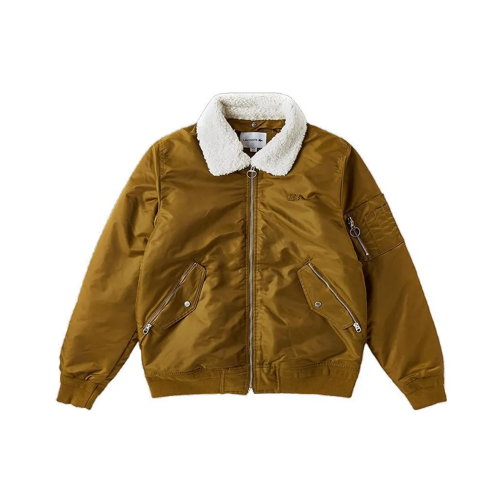 Пуховик LACOSTE Collaboration Унисекс Коричневый