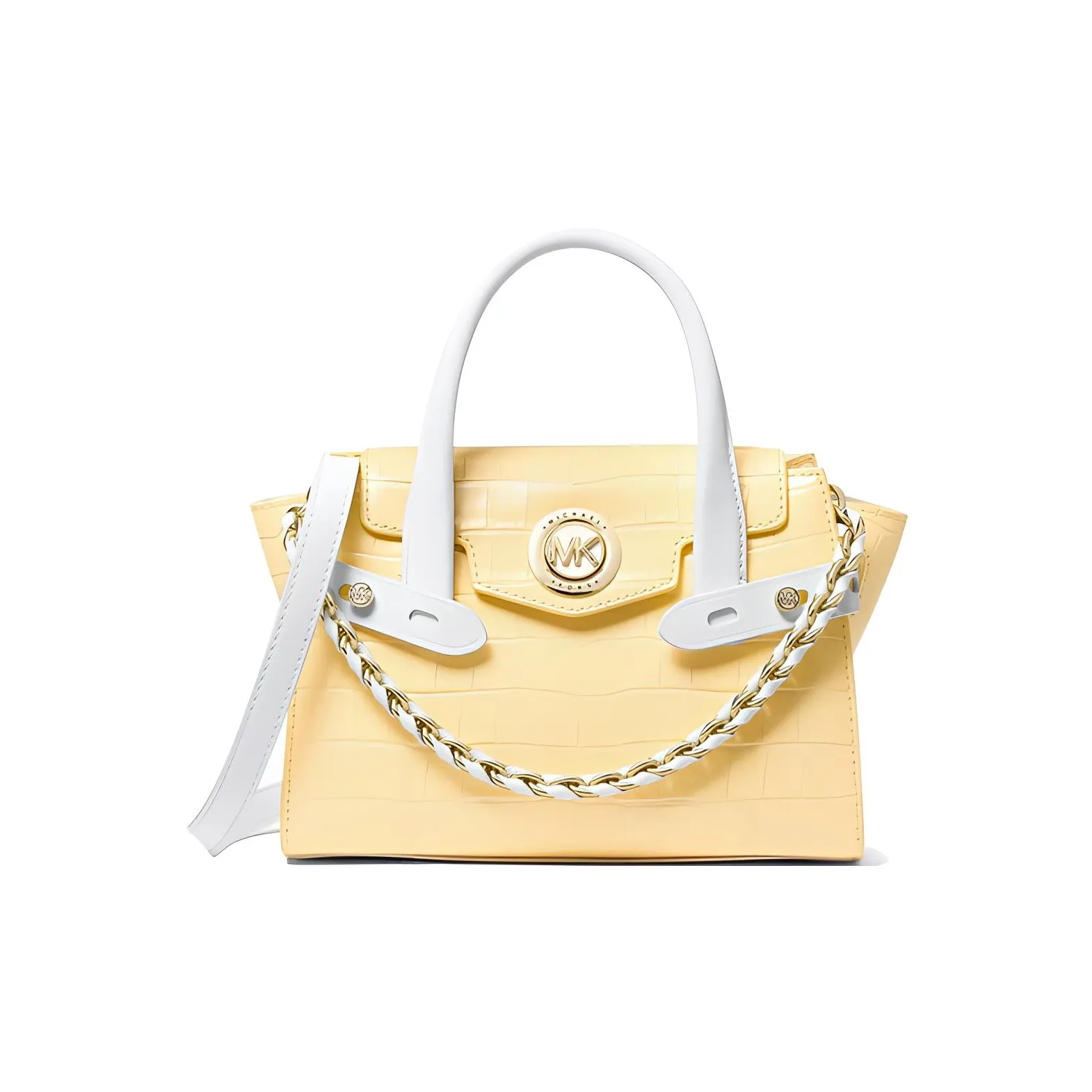 MICHAEL KORS MICHAEL KORS Handbag Collection Carmen Искусственная кожа Сумка Мини Женская Кремово-желтая