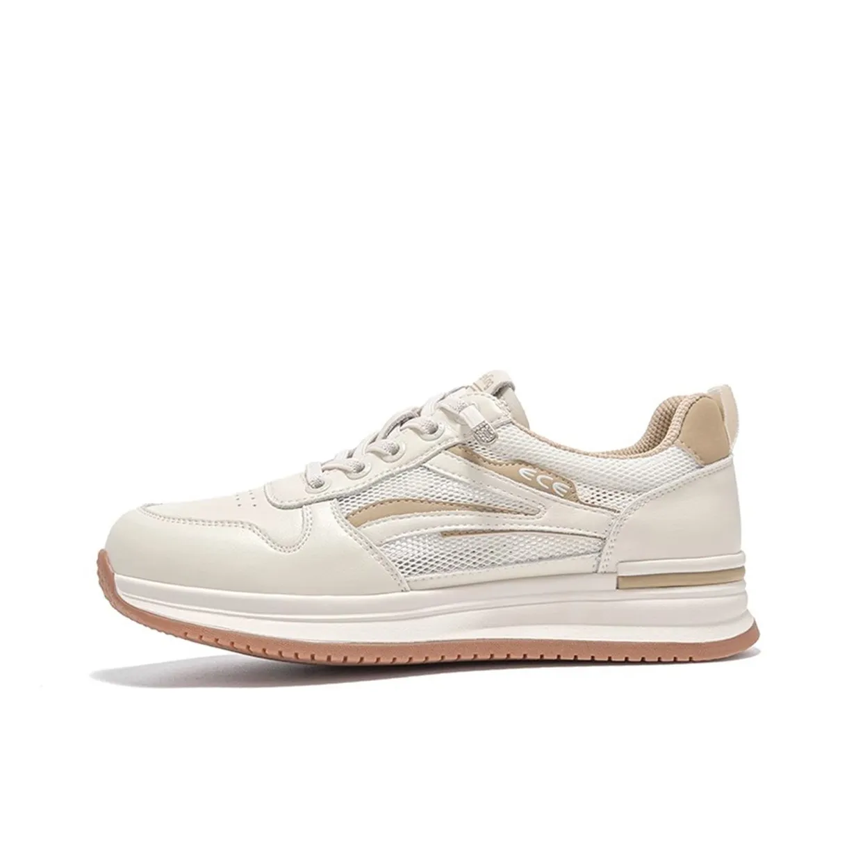 Spider King Дышащий Низкий Топ Casual Женский Экрю