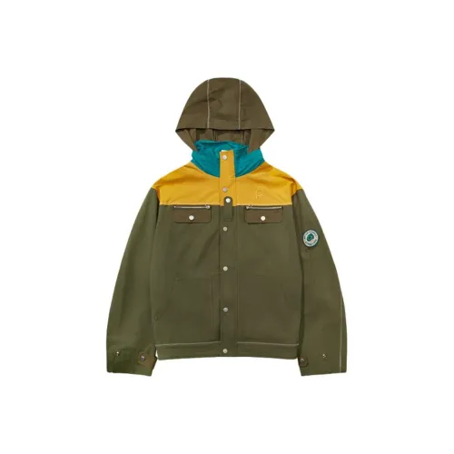 Penfield Оливково-зеленая унисекс куртка
