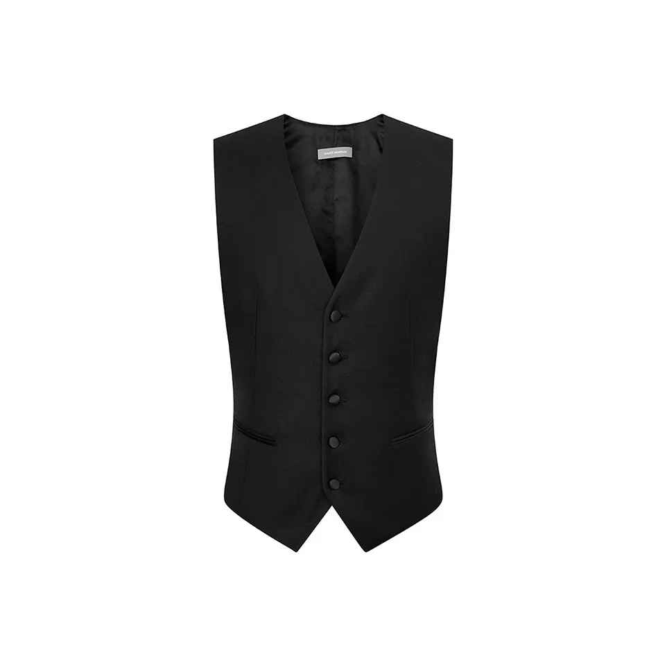 SAINT ANGELO Мужские черные жилеты