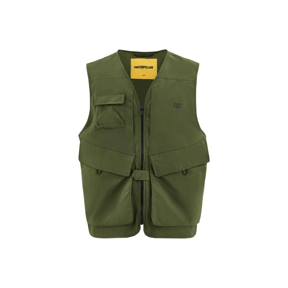 CAT Зеленый Мужской Жилеты