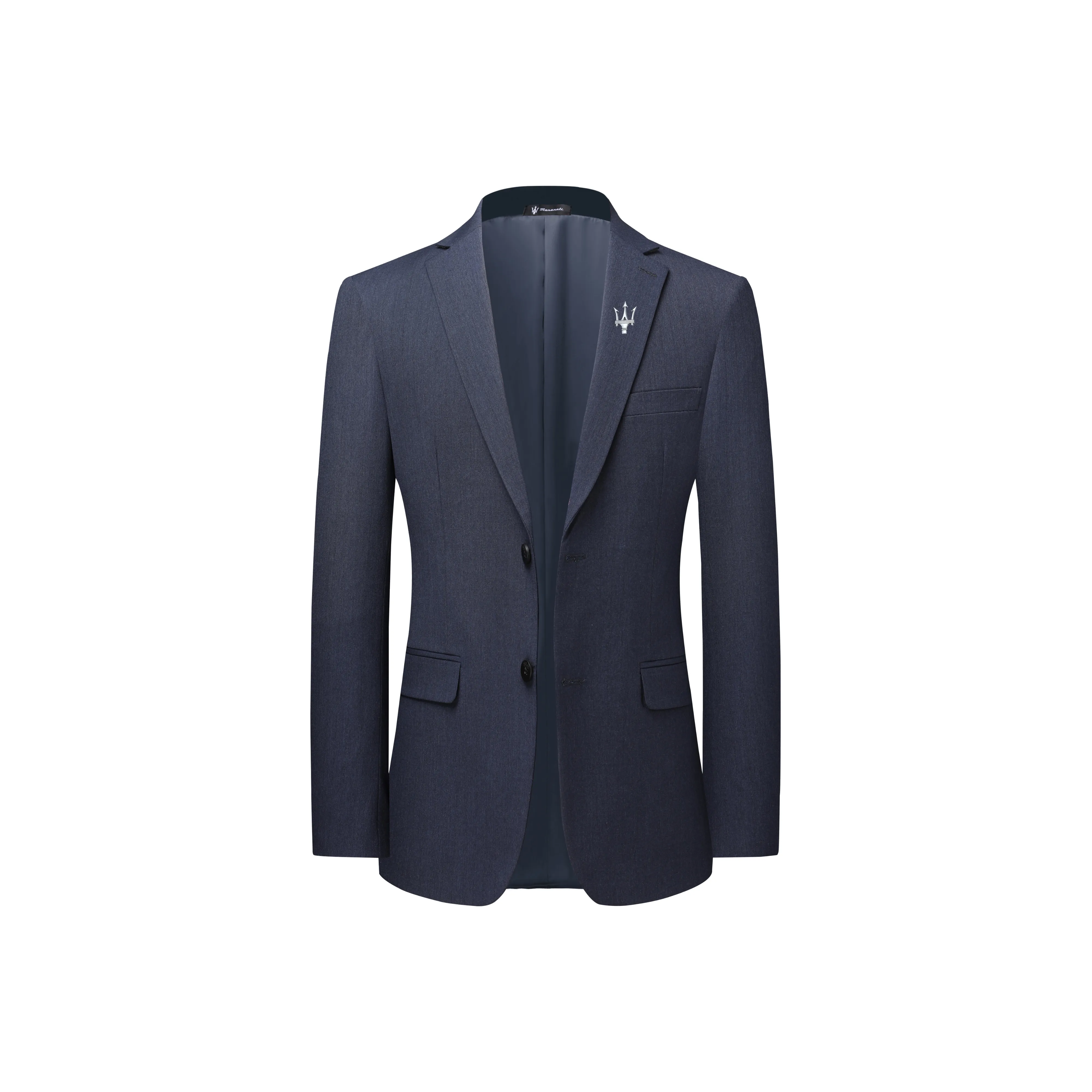 Maserati Business Suit Men's Navy Blue