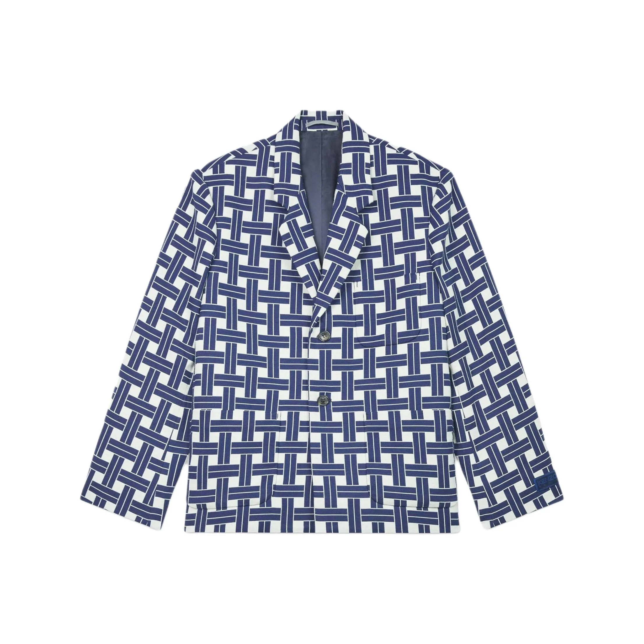 KENZO FW24 Business Suit Coat Men's Midnight Blue