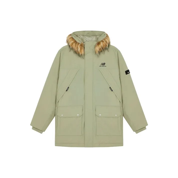 New Balance Down Jackets Men's Sage Green