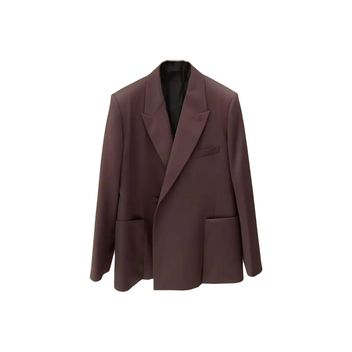 DIOR SS24 Business Suit Coat Men's Dark Red
