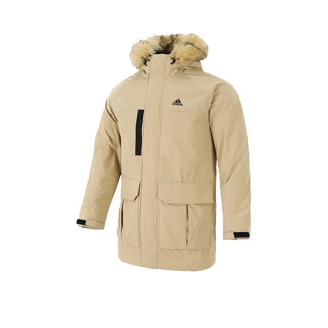Adidas Пуховик Зимний Мужской Чайный Коричневый