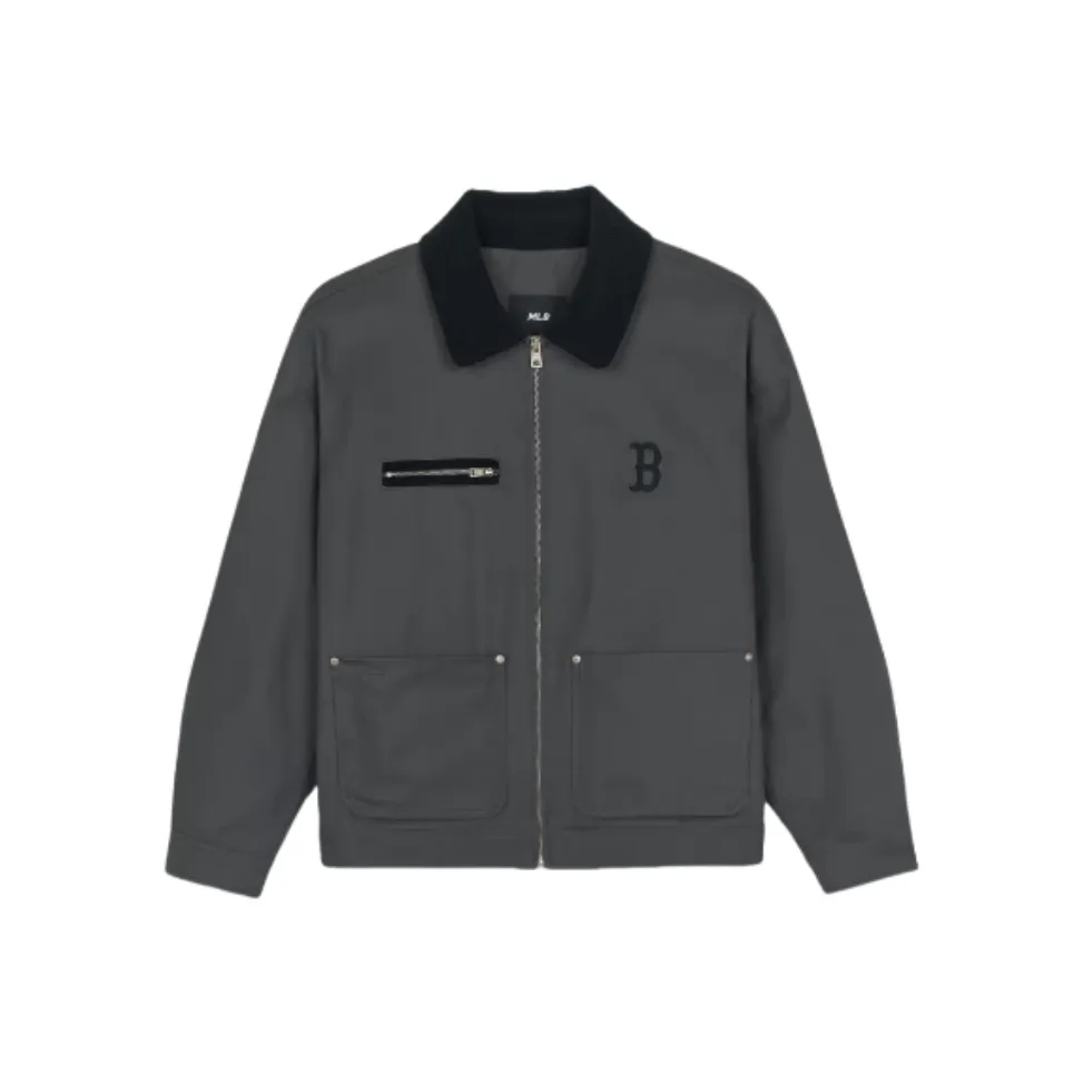 MLB x KARA Basic Boston Red Sox Jacket Unisex Dark Gray