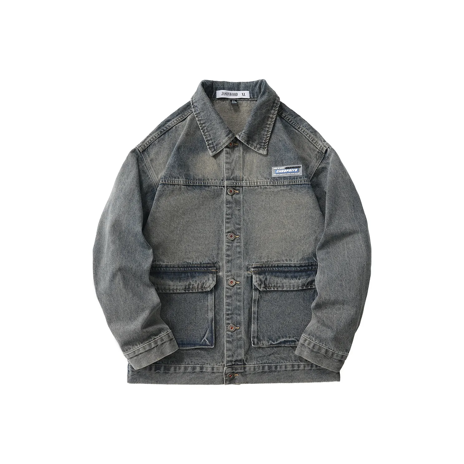JASONWOOD Denim Jacket Unisex Nano Blue