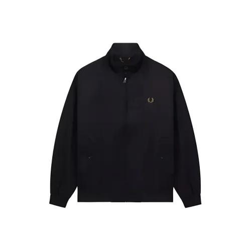FRED PERRY Черная Мужская Куртка