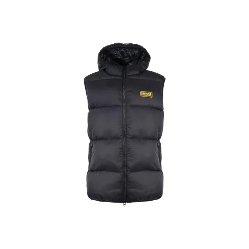 Barbour Черные Мужские Жилеты