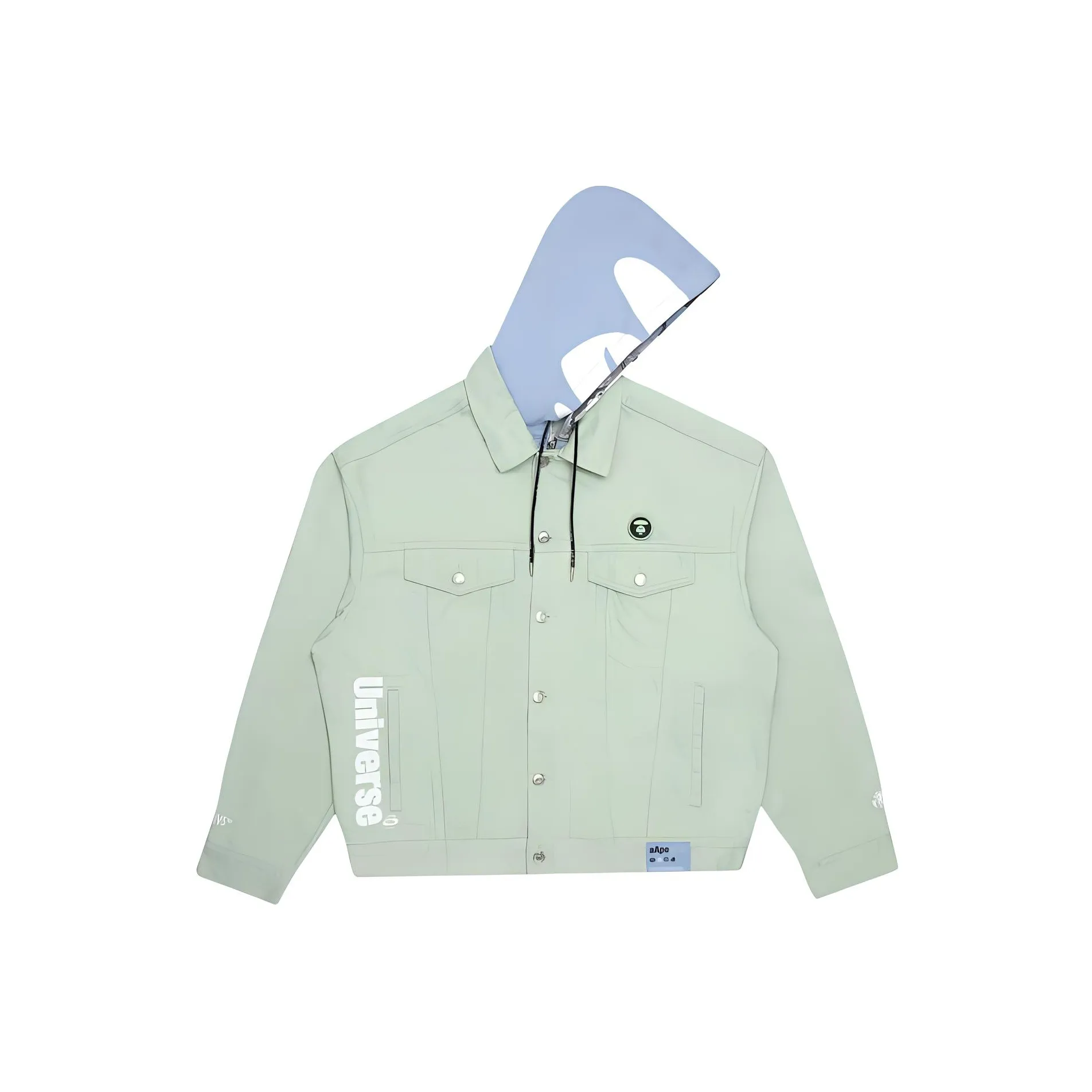 AAPE Мужские Джинсовые Куртки