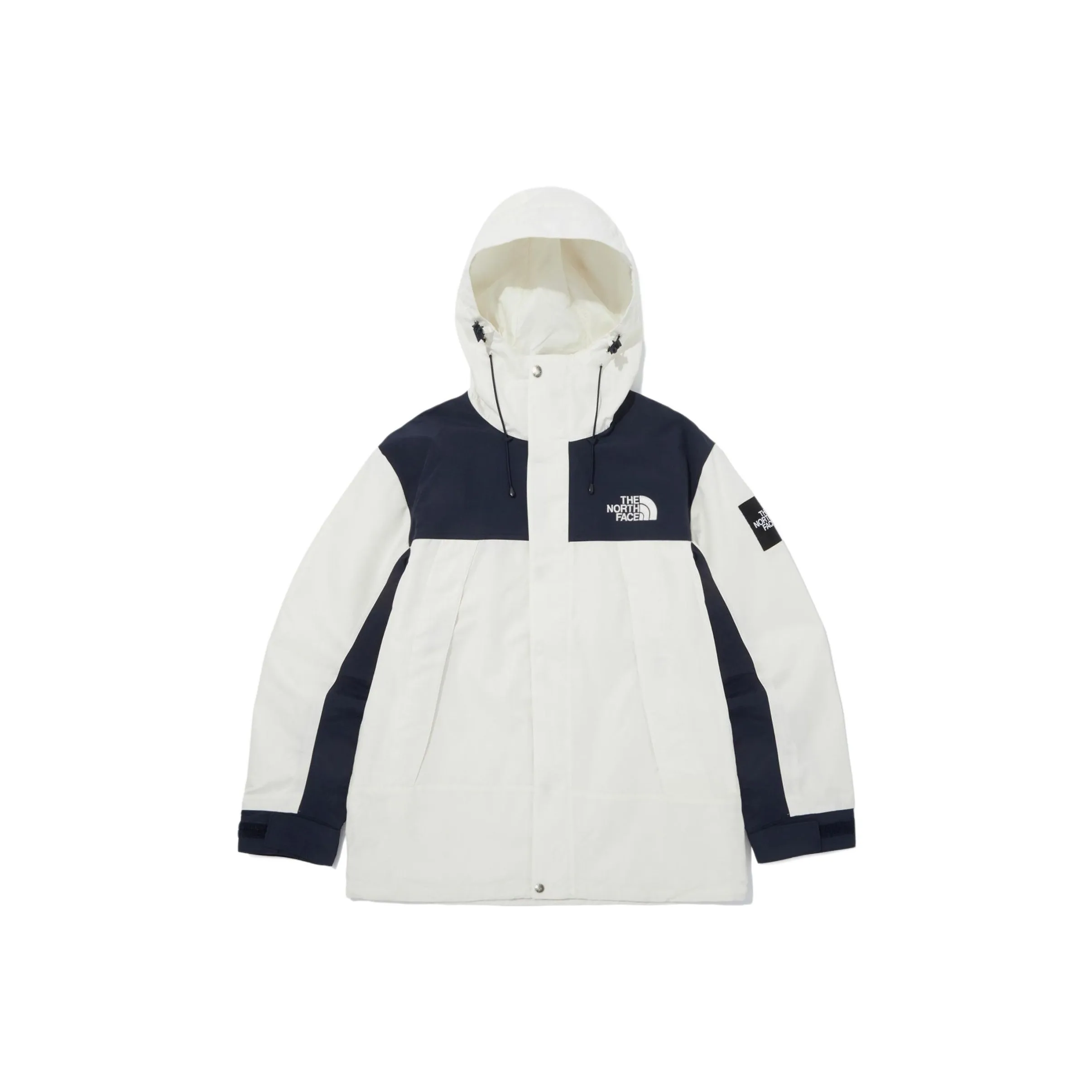 Sandals & Flip Flops MARTIS Waterproof And Windproof Windbreaker Jacket Unisex Navy Blue/Cream White