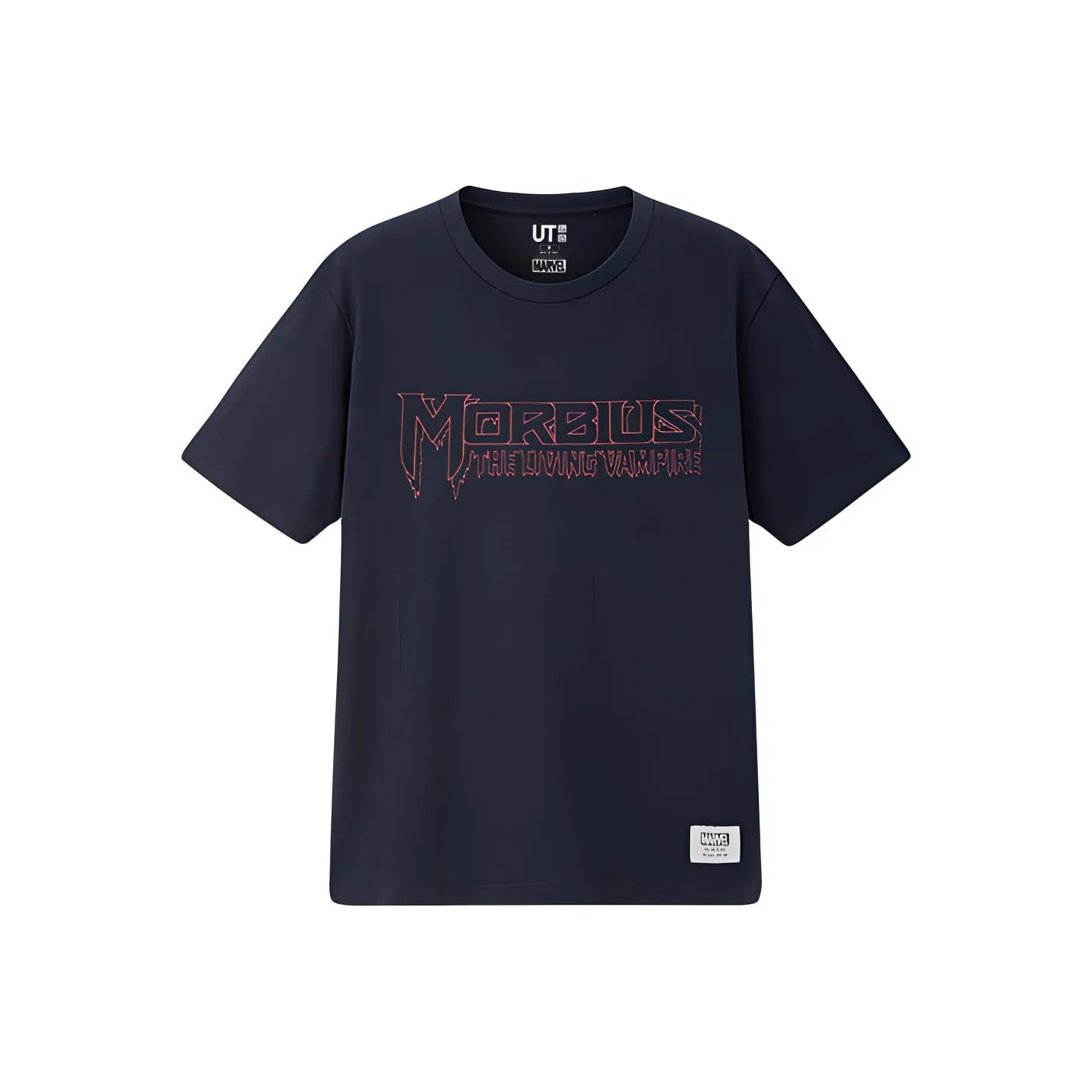 UNIQLO Straight T-Shirt Unisex Navy Blue