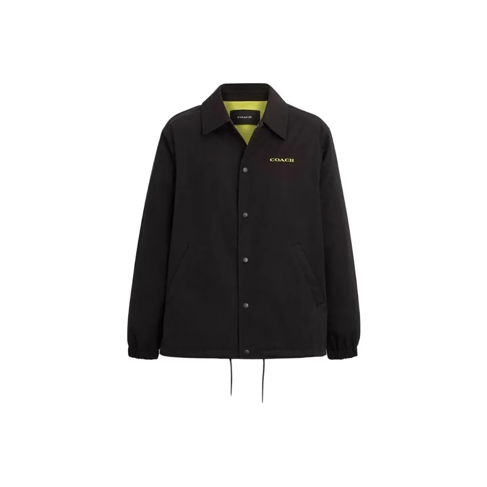 COACH Jackets Men's Black