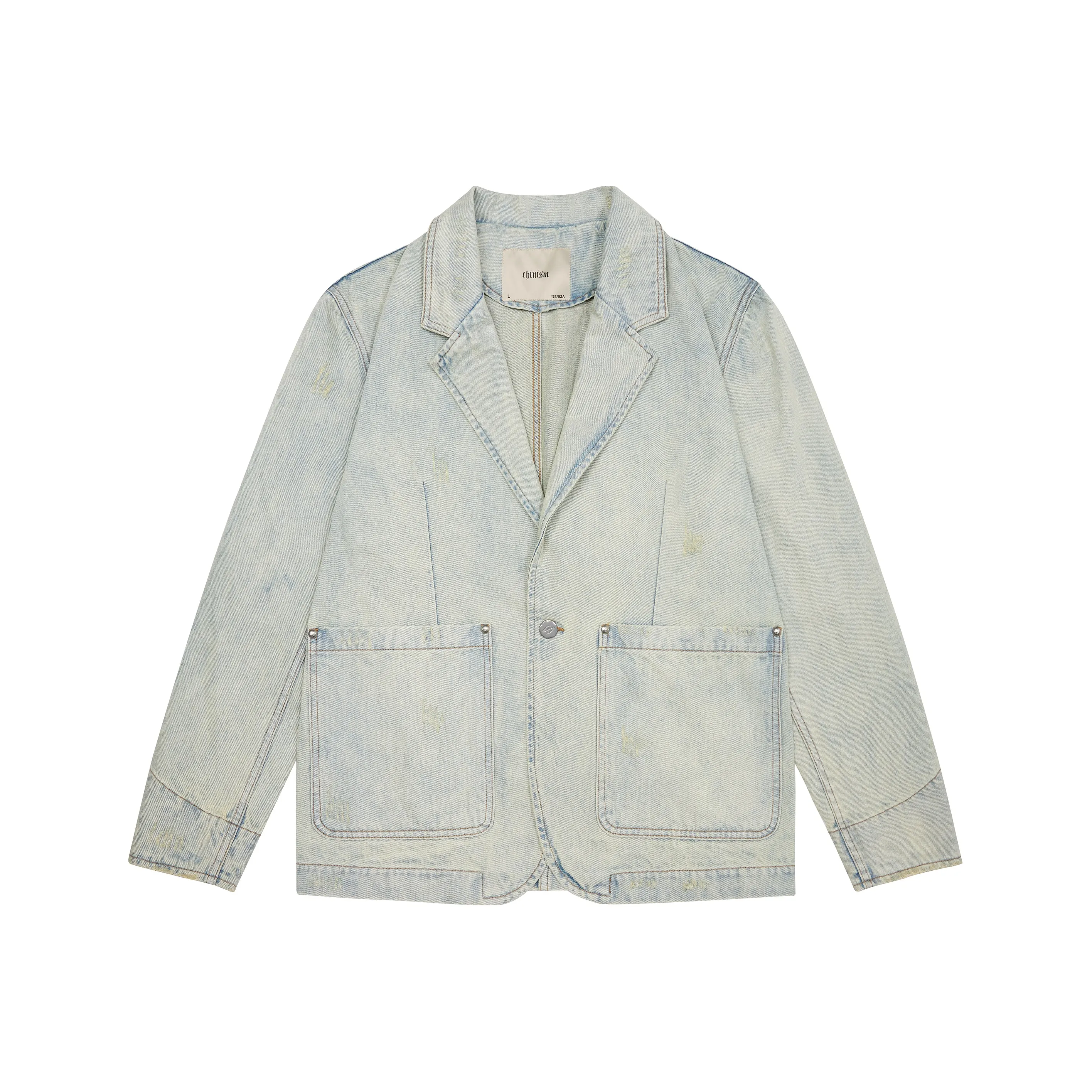 CHINISM Business Suit Unisex Blue Denim