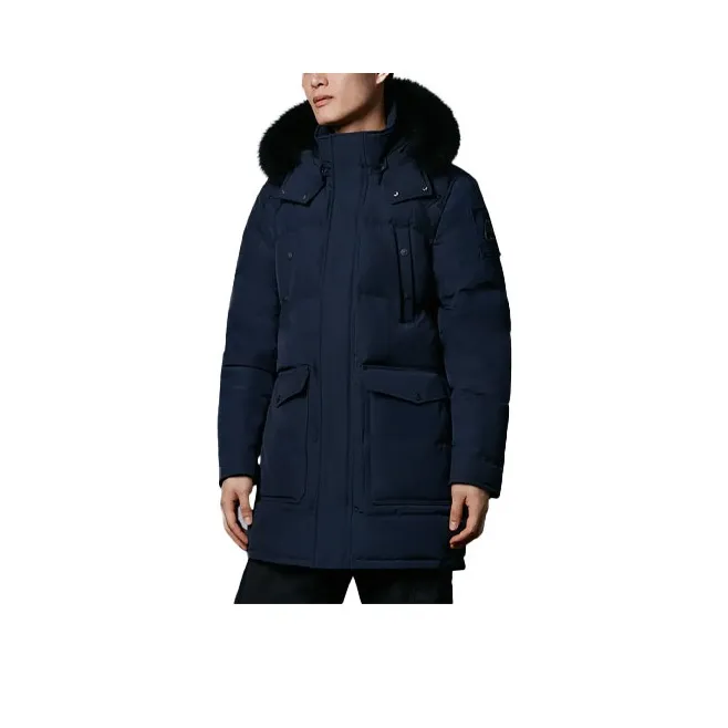 Moose Knuckles Down Jackets Men Marine Blue