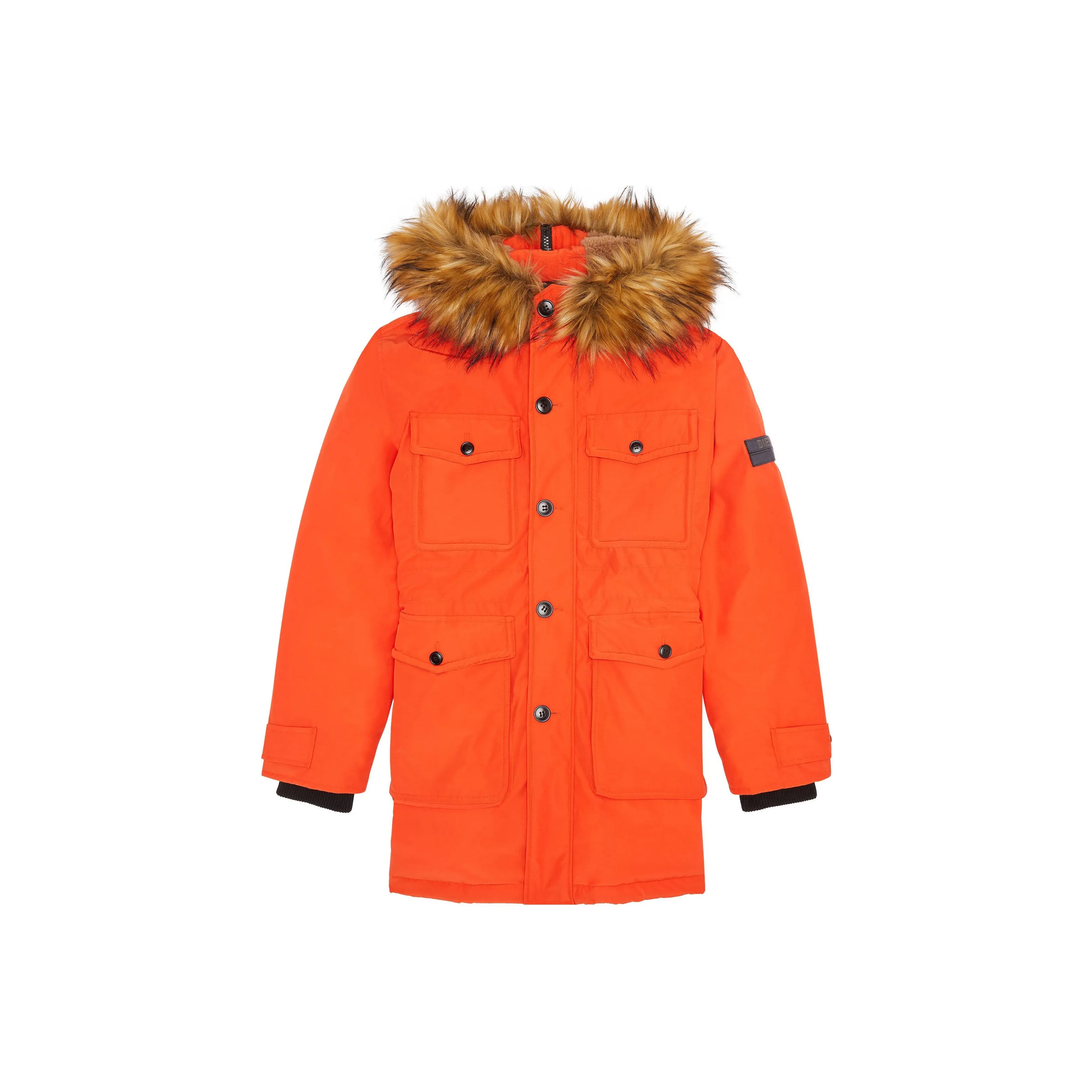 DIESEL Puffer Jacket Men's Orange