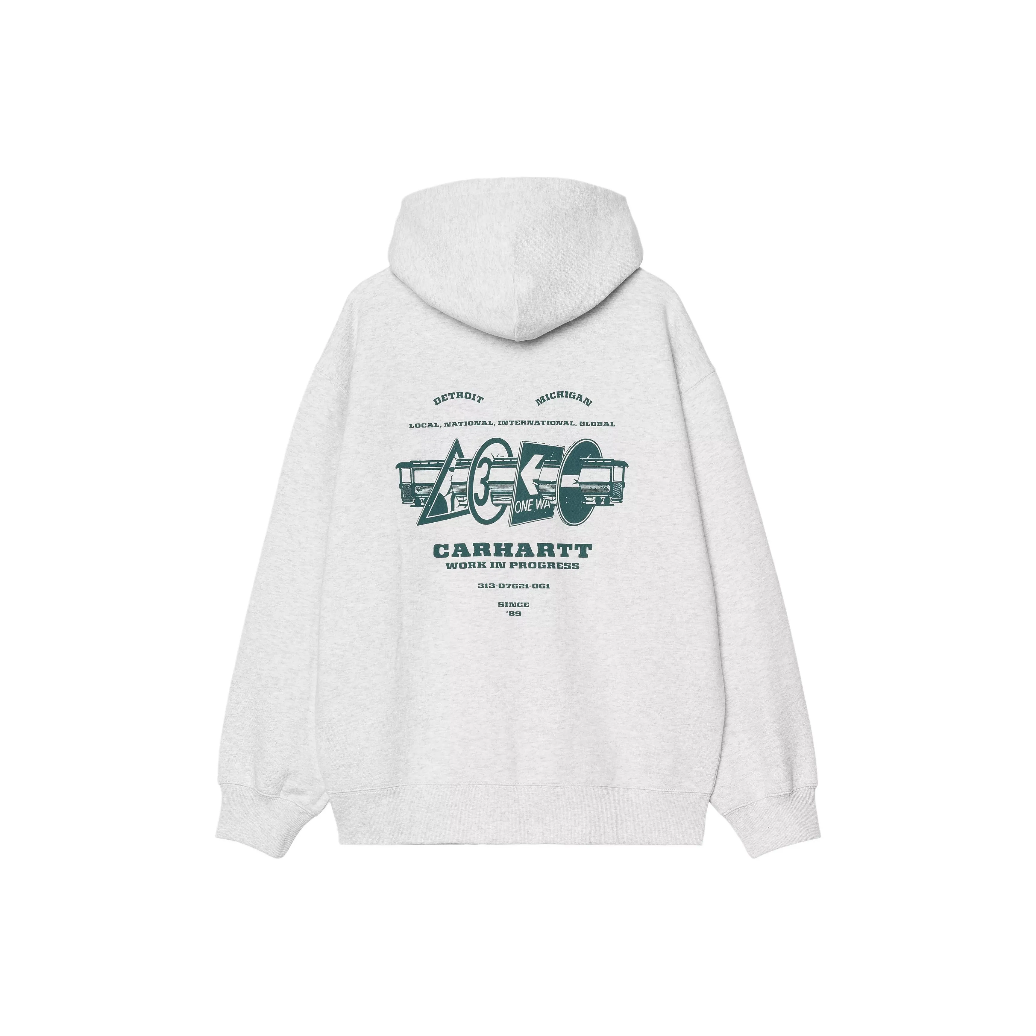 Carhartt WIP FW24 Hooded Runaway Sweat Jacket Jacket Unisex Gray