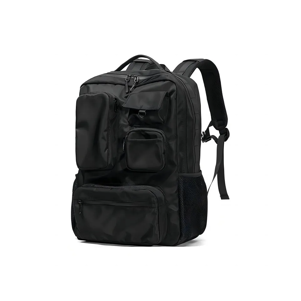 VIHUS Nylon Backpack Large Men's Black VIHUS Нейлон Рюкзак Большой Мужской Черный
