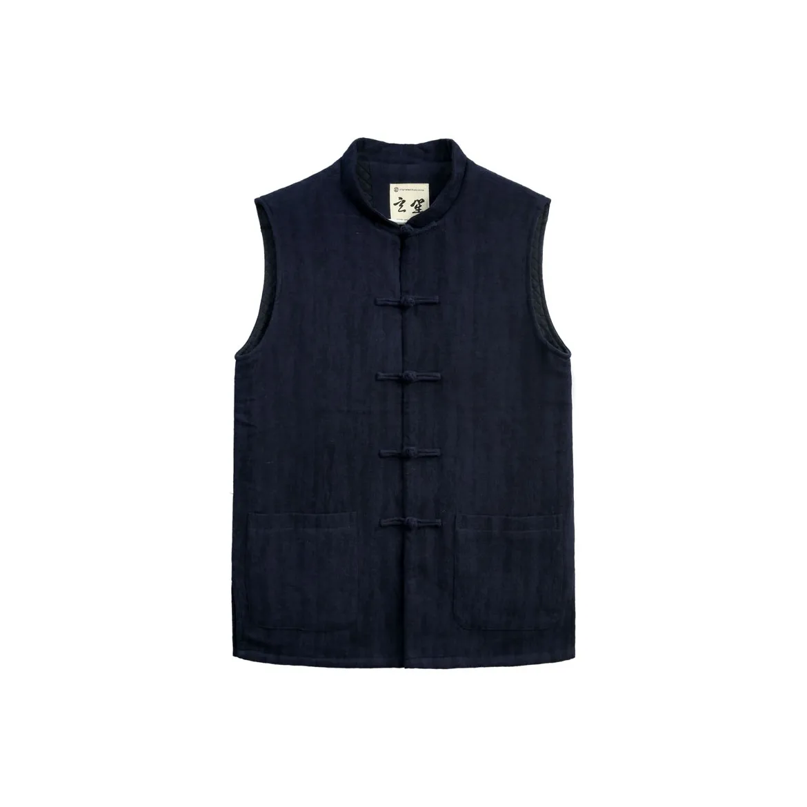XUANSHENG Темно-синие мужские жилеты