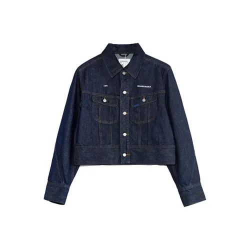 ROARINGWILD Lee X Roaringwild Co Бренд Индиго Унисекс Куртки