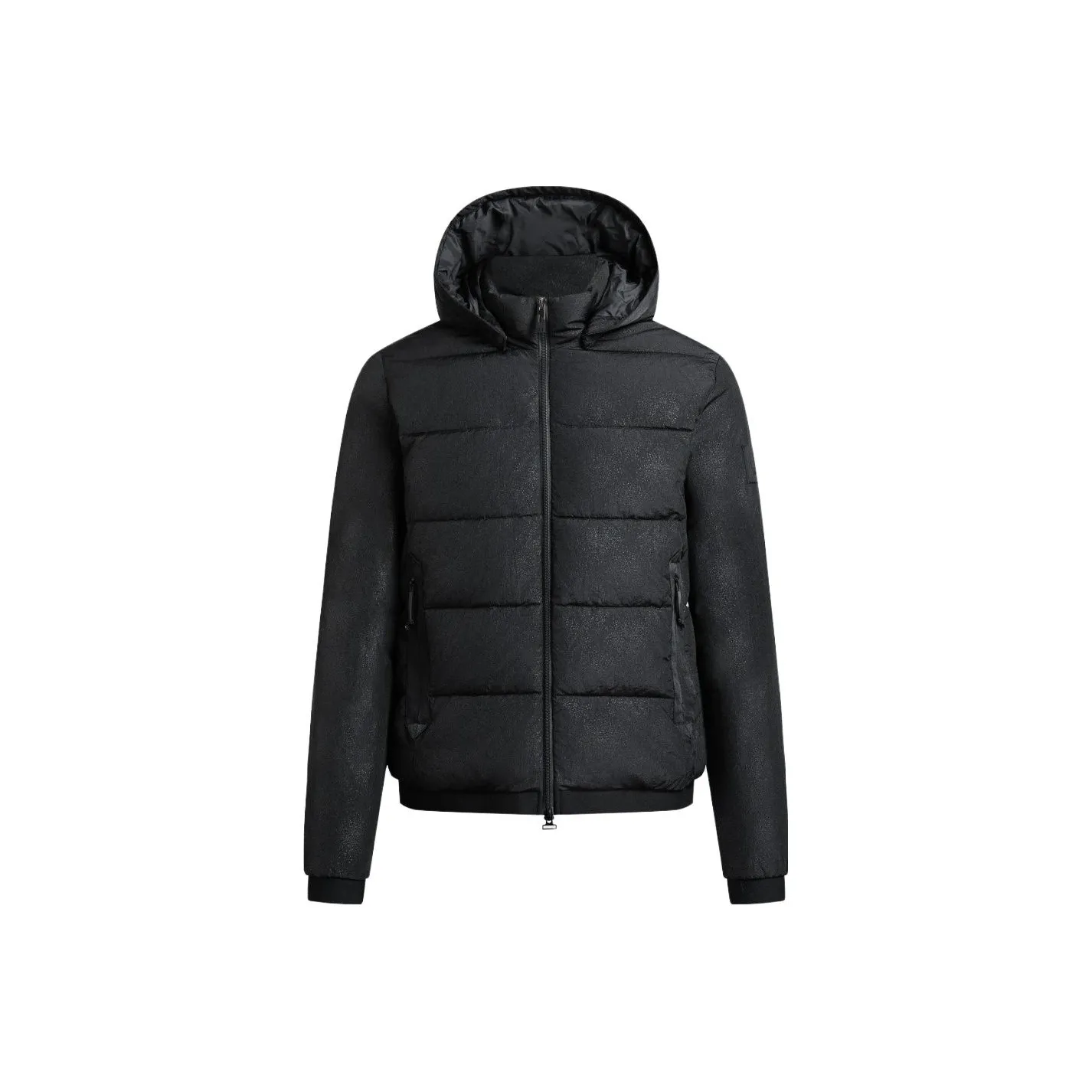 EMPORIO ARMANI EA7 FW23 Хлопковый пуховик Мужской Черный