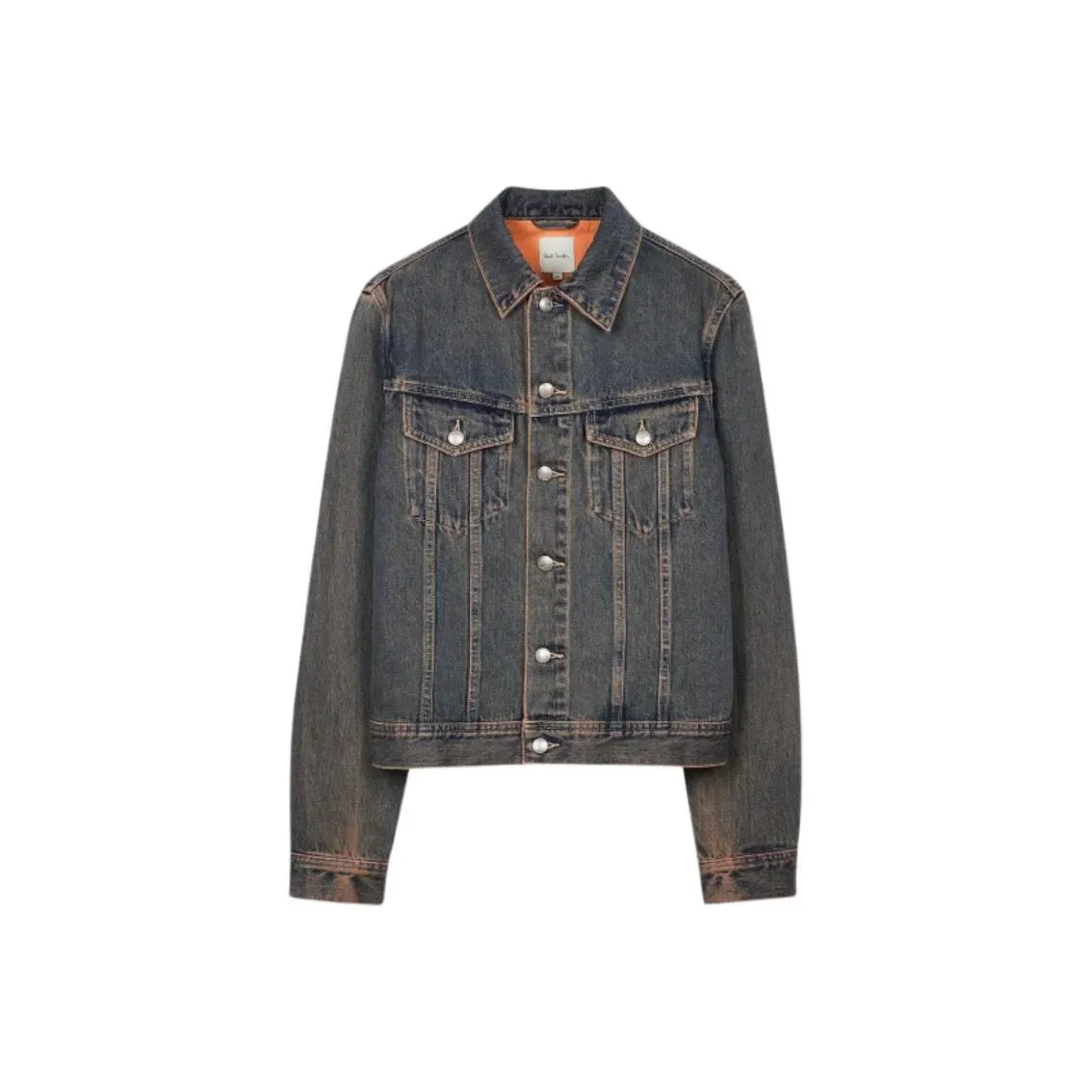 Paul Smith Denim Jackets Men Light Purple