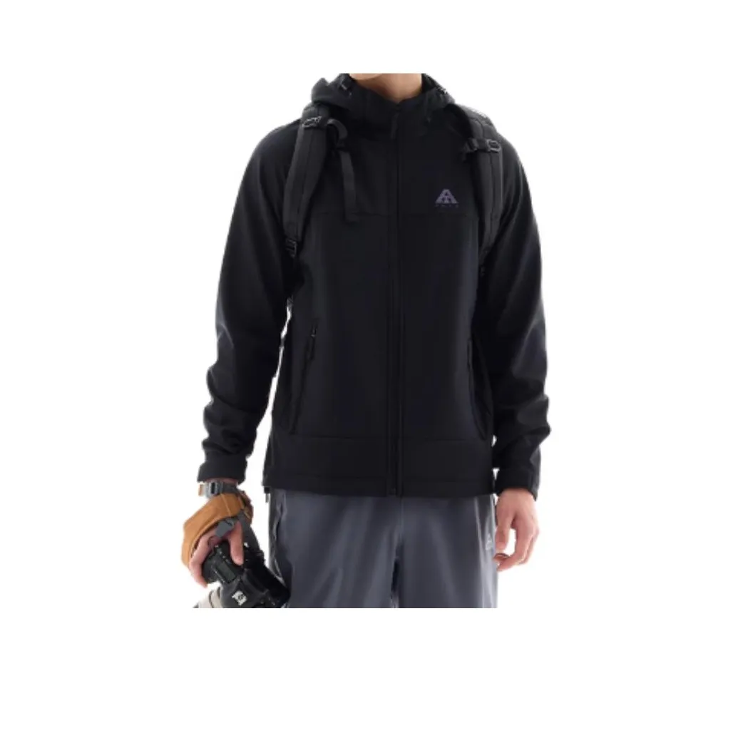 Anta Outdoor Collection Офис Повседневный Водонепроницаемый и Ветрозащитный Ветровка Мужской Основной черный