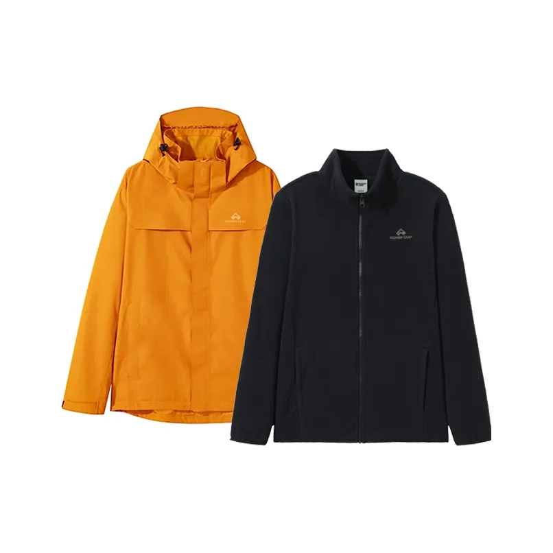 PIONEER CAMP Water-Resistant Windproof Breathable Wear-Resistant Warm Water-Repellent Windbreaker Jacket Unisex