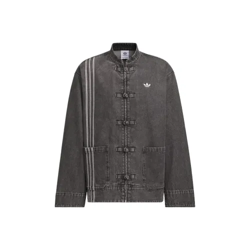 adidas originals CTT Средний Деним Черный Унисекс Джинсовые Куртки