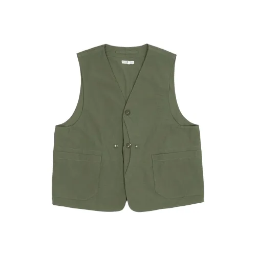 ENGINEERED GARMENTS Оливковый/OLVIE Мужские жилеты