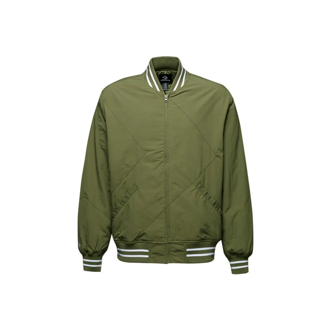 Converse Star Chevron Bomber Jacket Men's Olive Green