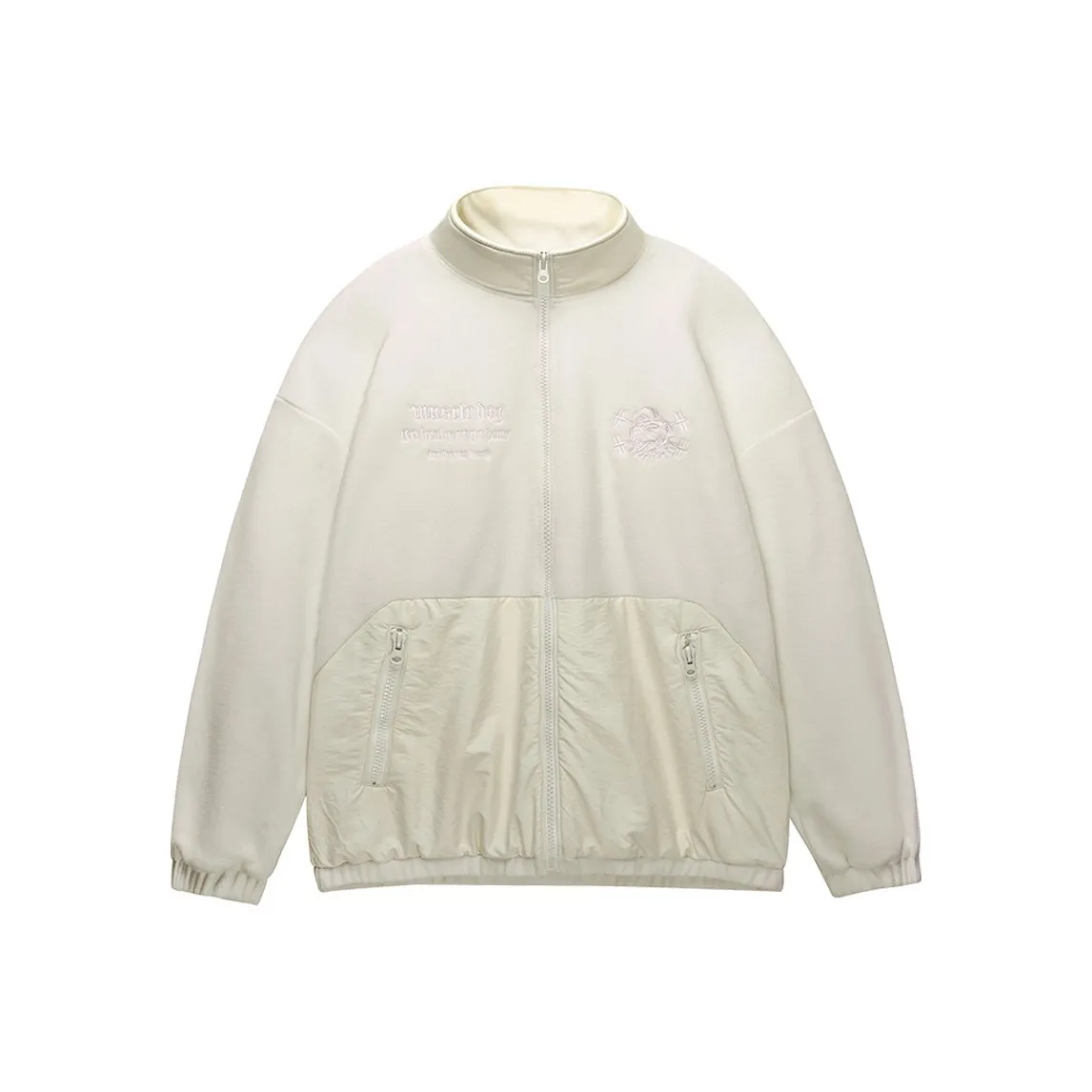 Muscle Dog Экрю Мужские Куртки