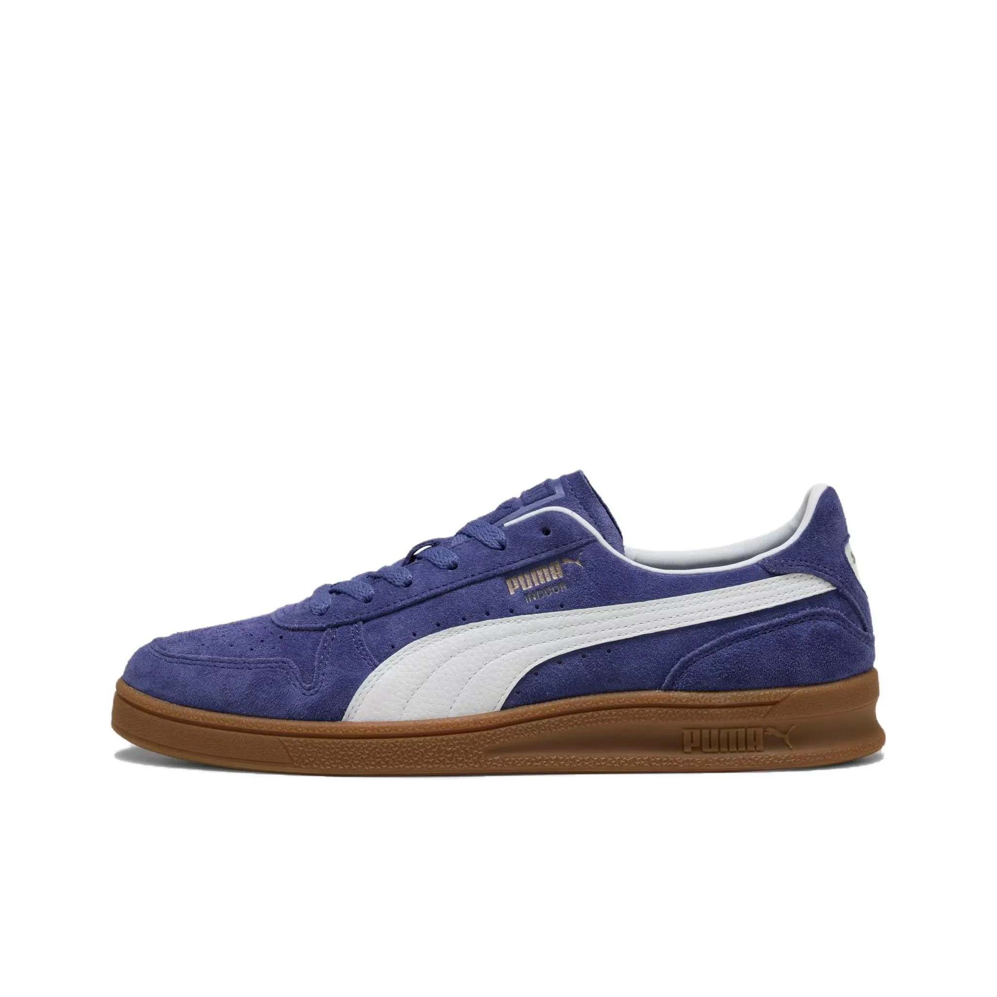 PUMA Indoor Soft Anti Slip Wear Resistant Low Top Skateboard Shoes Unisex Blue