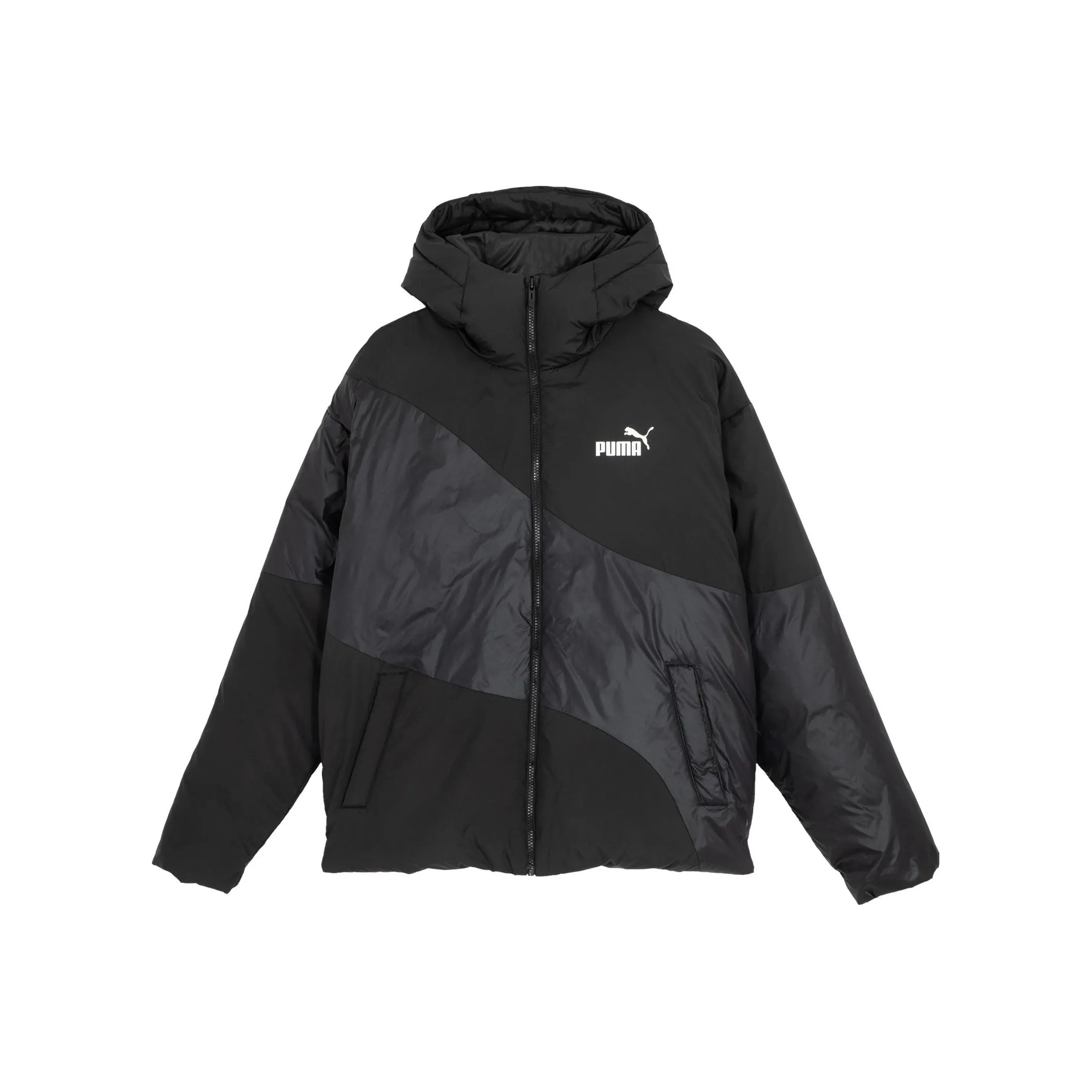 PUMA IG CAT HOODED DOWN PUFFER JACKET Down Jacket Men's Black