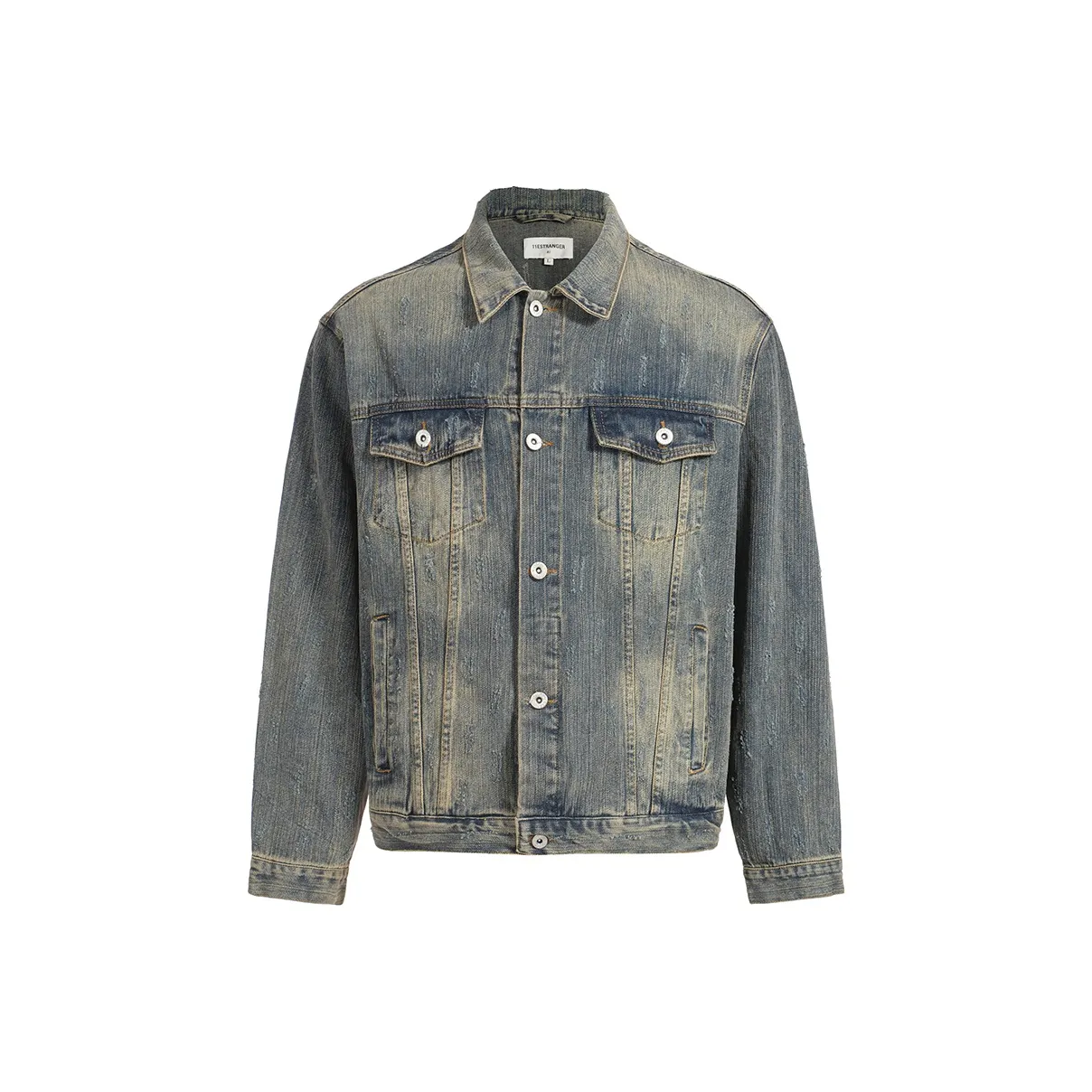 11ESTRANGER Denim Jacket Unisex Blue