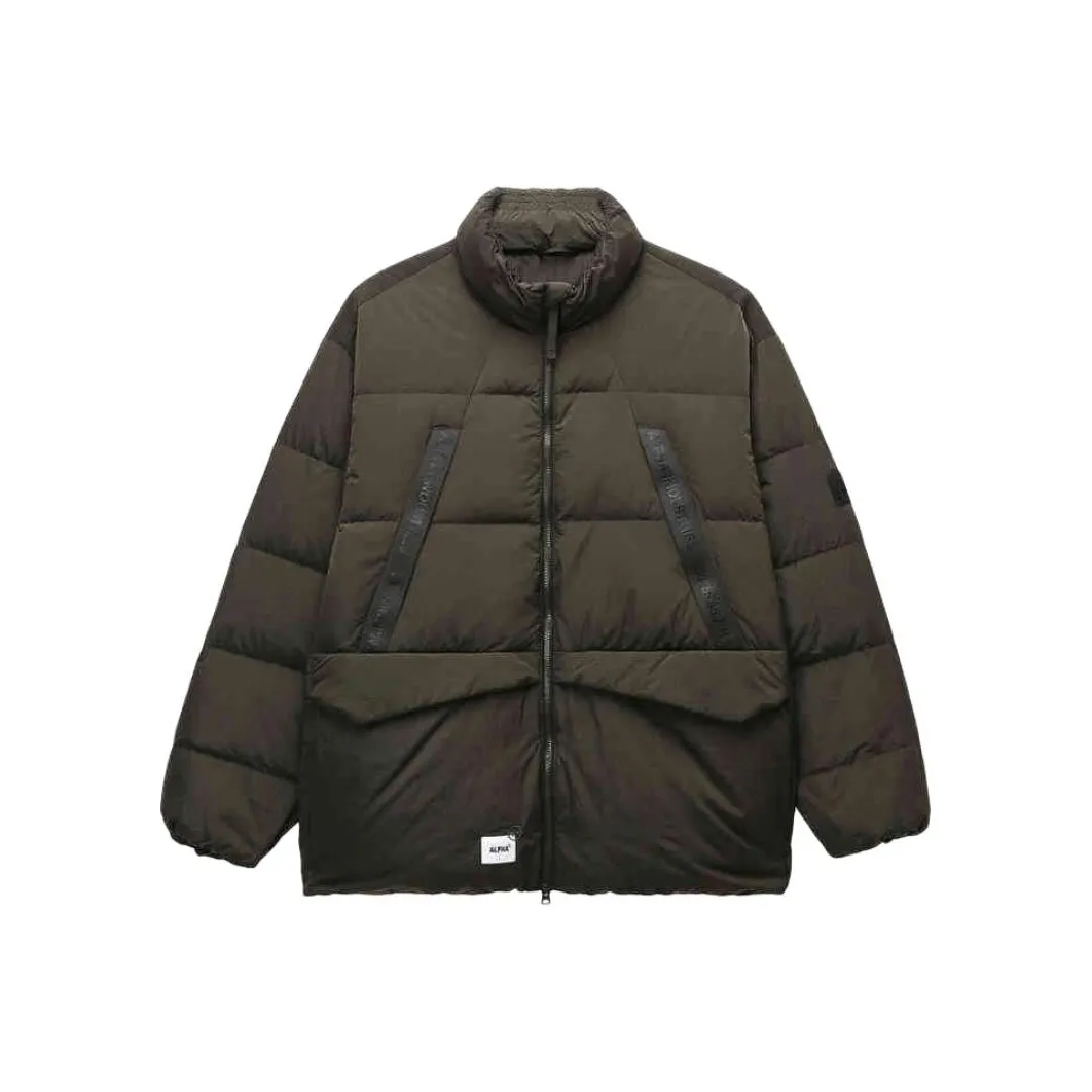 Alpha Industries Пуховик Мужской Серый