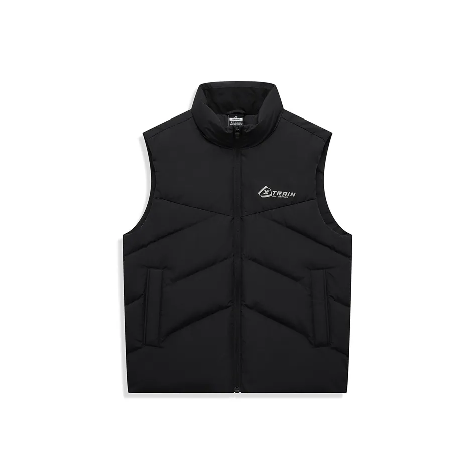 XTEP Down Vest Men's Jet Black