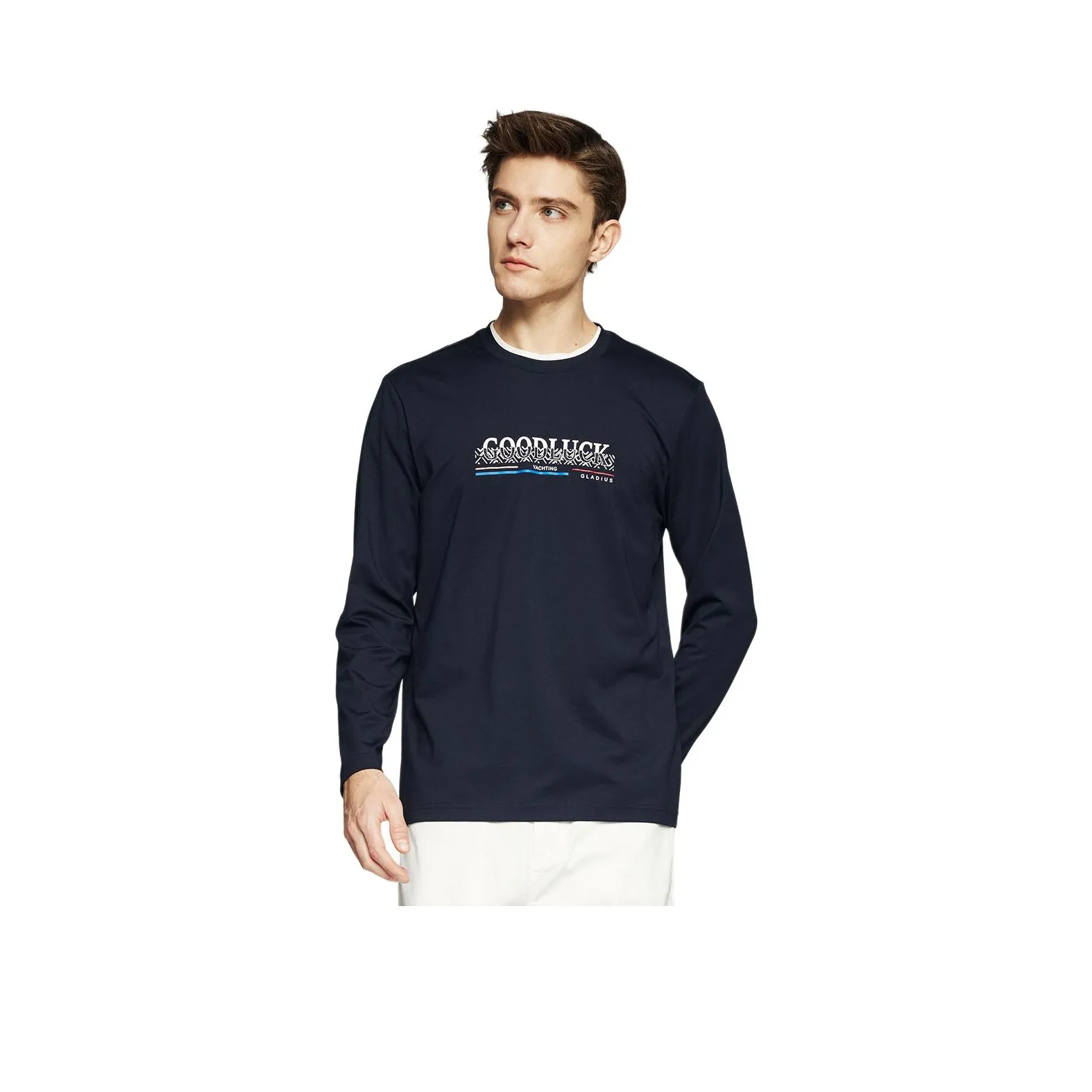 GOOD LUCK GLADIUS Рубашка Мужская Темно-синяя