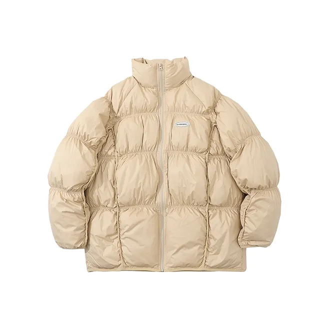 TURNTHETABLES FW22 Solid Color Stand Collar Loose Fit Thickened Puffer Jacket Unisex