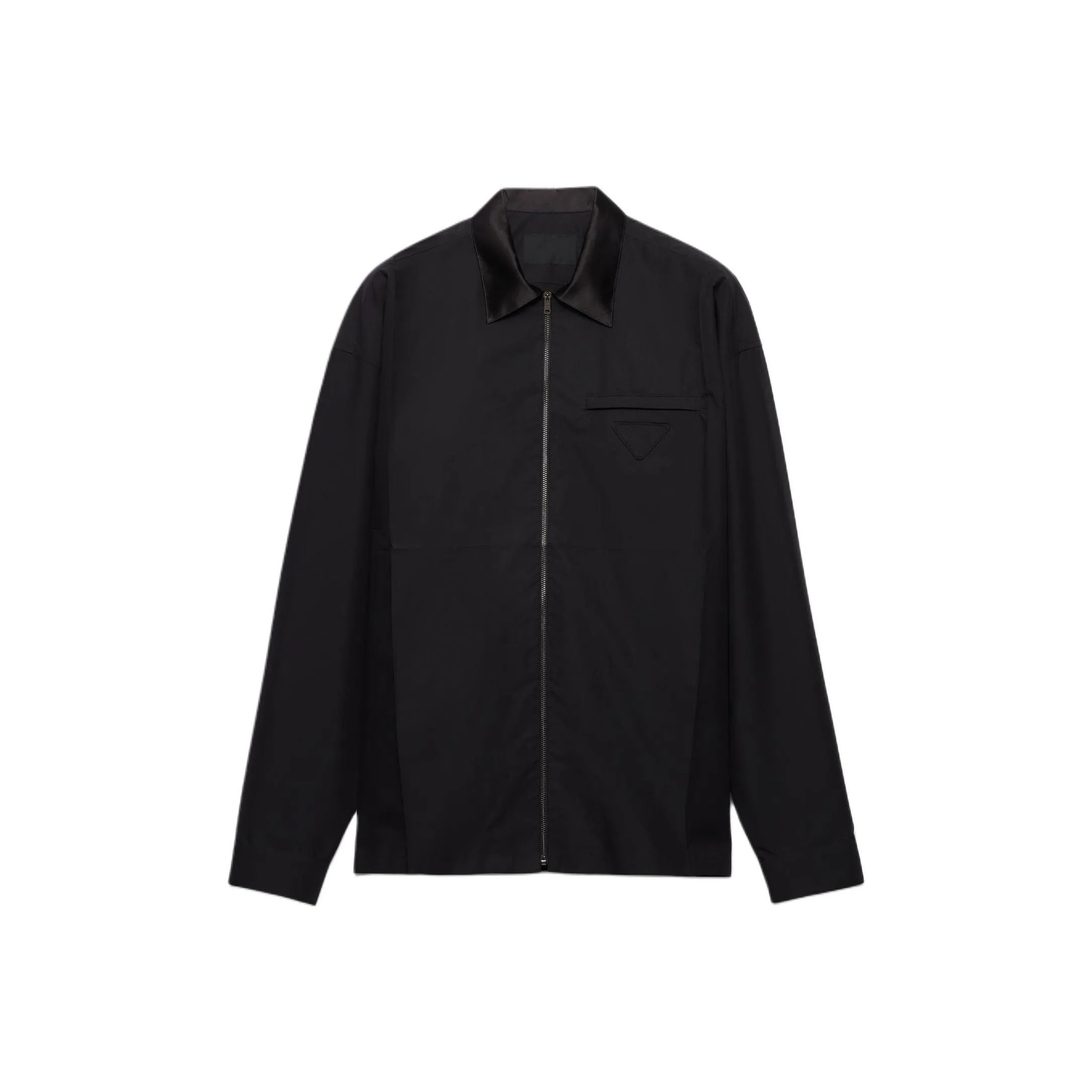 PRADA Zip Up Long Sleeved Shirt