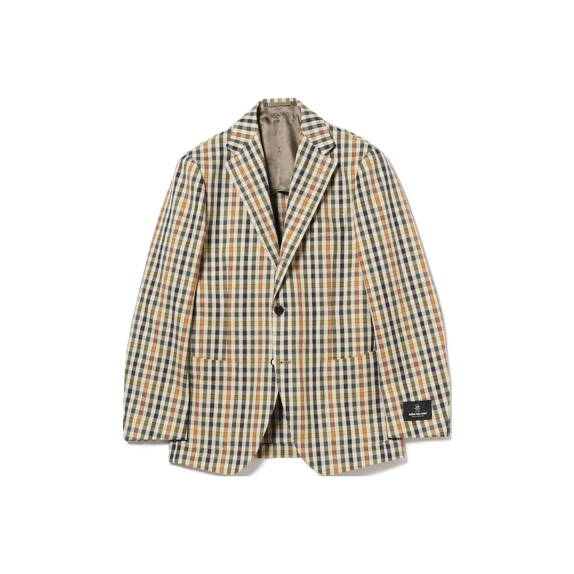 Beams Business Suit Men's Olive Green