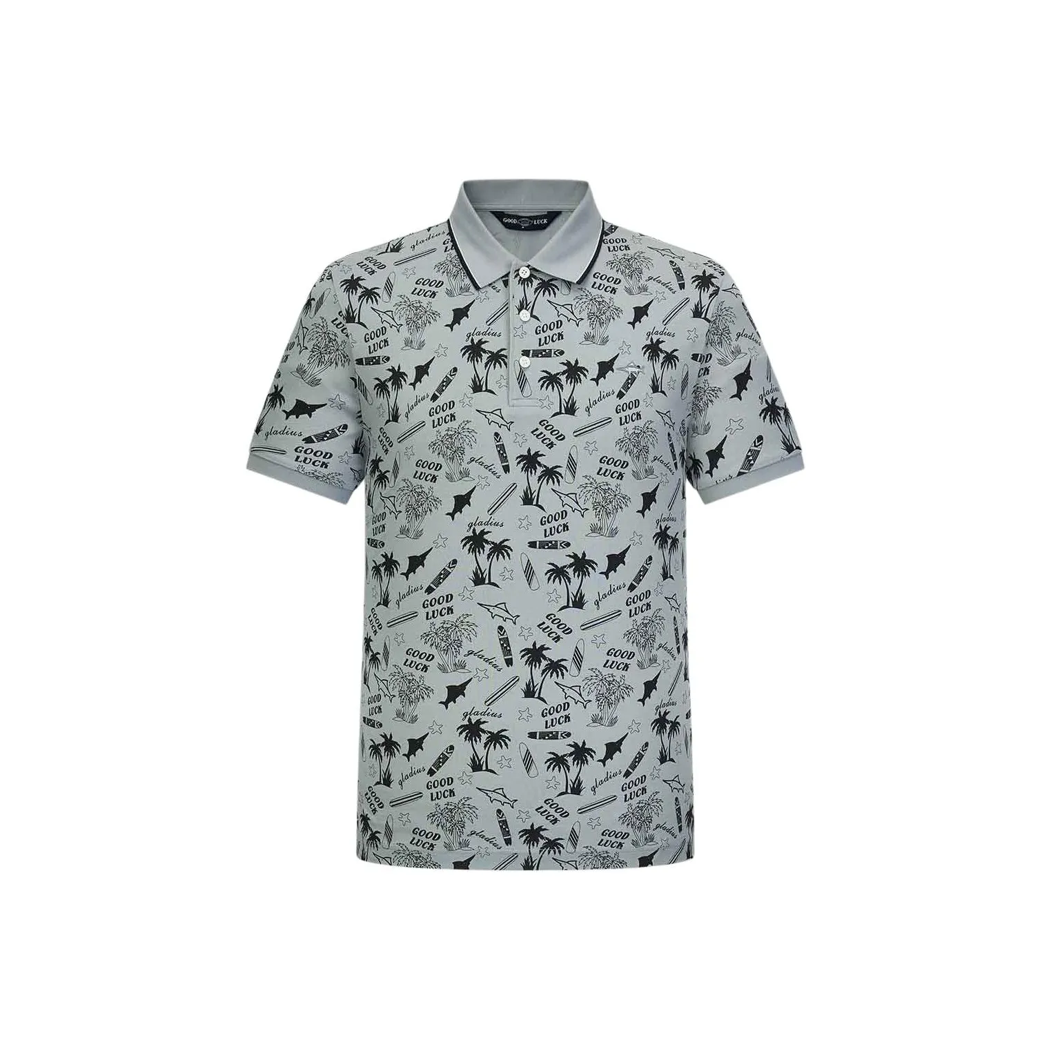 GOOD LUCK GLADIUS Поло Мужское Розовое и Синее