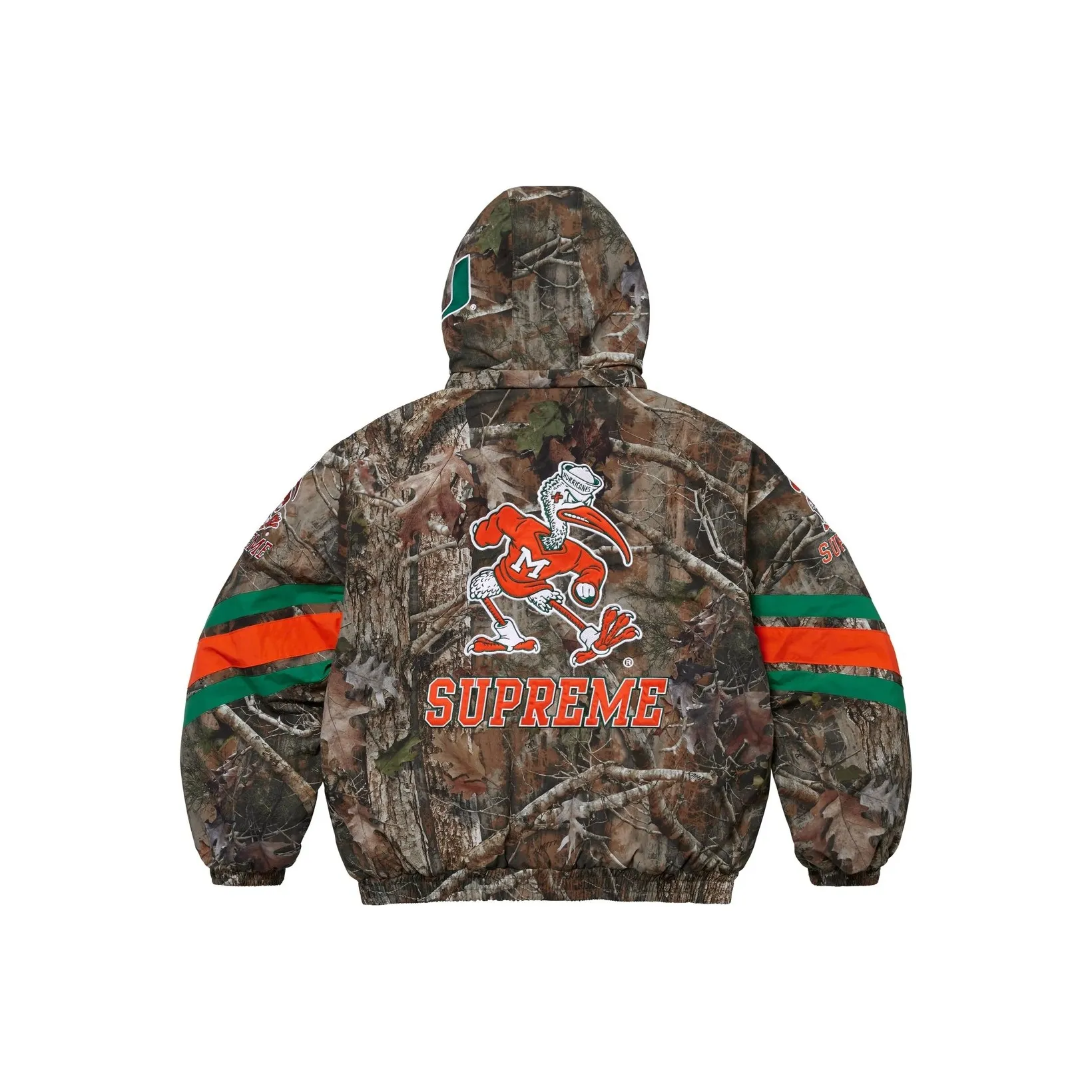 Supreme Mitchell & Ness Ncaa Hooded Stadium Jacket