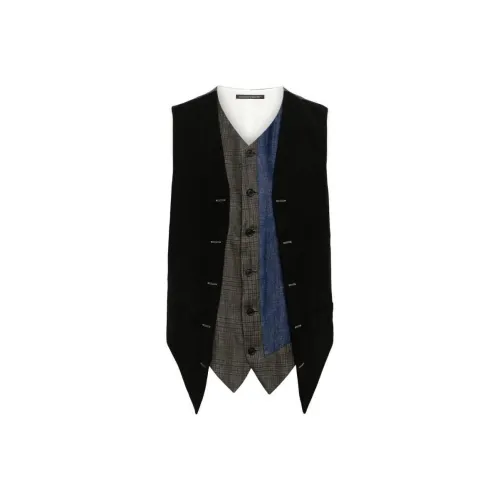 Yohji Yamamoto Pour Homme Черный Мужские Жилеты