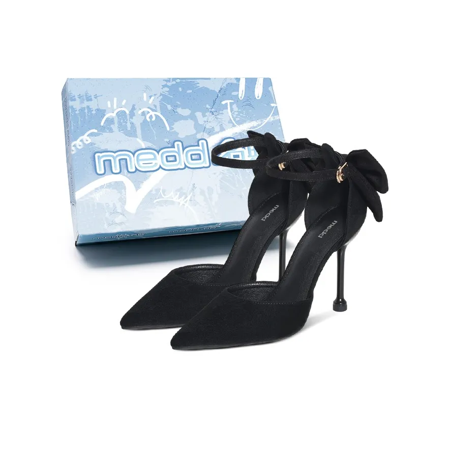 Medd Узкий каблук Высокие каблуки 7CM 9CM Женские Черный